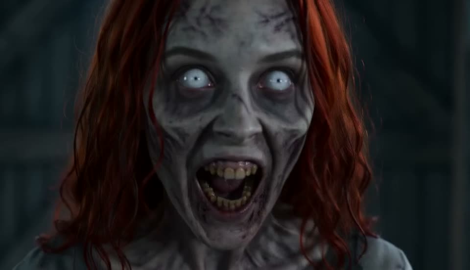 The zombie face